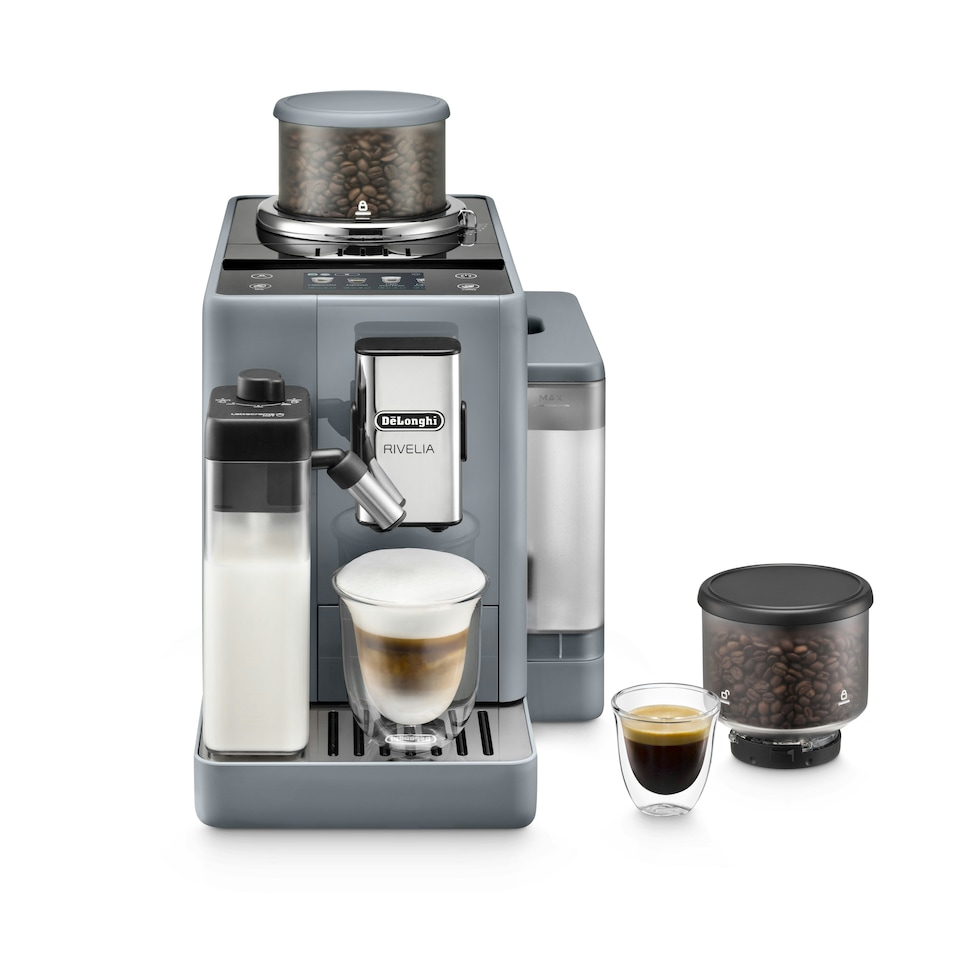 image 1 of De'Longhi Rivelia Bean to Cup Coffee Machine - EXAM440.55.G Grey