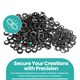 image 2 of 10mm Eyelets with Washers Durable Iron Grommets for DIY Project-100pcs