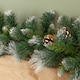 image 7 of 270cm x 25cm Frosted Glacier Christmas Garland with Pine Cones