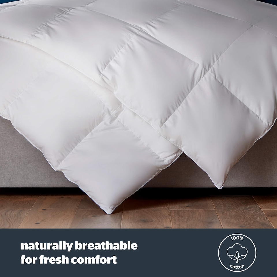 image 1 of Silentnight Feather and Down 13.5 tog Duvet | White | King