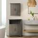 image 2 of Teamson Home Wooden Bathroom Wall Medicine Storage Cabinet