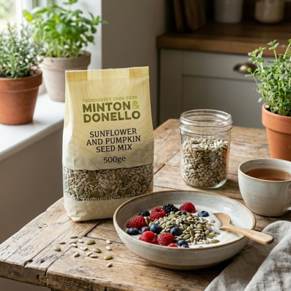 image 1 of Minton & Donello Sunflower and Pumpkin Seed Mix 6 x 500g