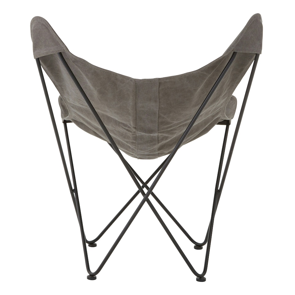 image 1 of Interiors by Premier Papillon Grey Butterfly Chair