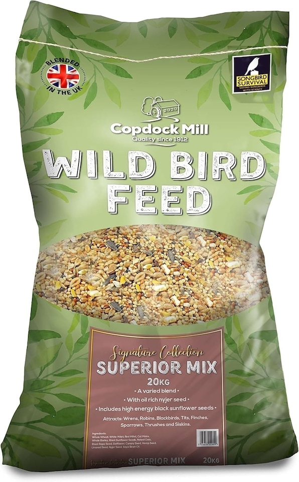 image 1 of Copdock Mill Wild Bird Seed Superior Mix 20kg All Year Round Bird Seeds