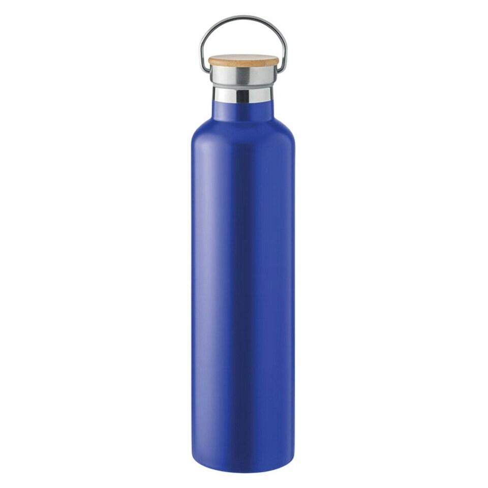 image 1 of MidOcean Helsinki Large Double Wall 1L Flask - Blue - One Size Blue | One Size