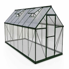 Greenhouse Hybrid 6 x 14 - Polycarbonate - L426 x W185 x H208 cm - Green