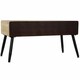 image 2 of Side table DKD Home Decor Brown Black Metal Fir 100 x 50 x 52,5 cm N/A