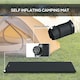 image 3 of Outsunny Self-Inflating Single Sleeping Pad Air Bed with Carry Bag, Grey
