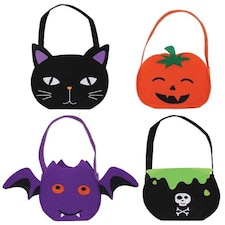 Single Halloween Felt Character Shaped Treat Bag