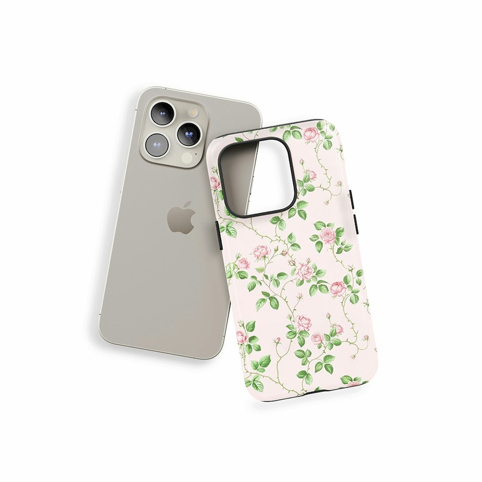 image 1 of Rose Bush Phone Case | Pink | iPhone 16 Pro Max
Tough | iPhone 16 Pro Max
Tough