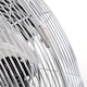 image 7 of HOMCOM 20 Chrome Metal Floor Fan with Tilting, High Velocity, 3 Speed, Portable Gym Fan for Home Office, Silver