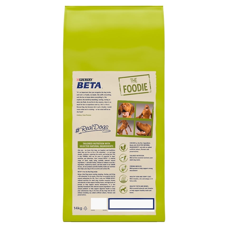 image 1 of Beta Adult Dry Dog Food with Chicken 14kg