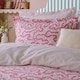 image 2 of Wylder Brianna Floral 100% Cotton Duvet Cover Set | Red | Cherry | Super King | 1