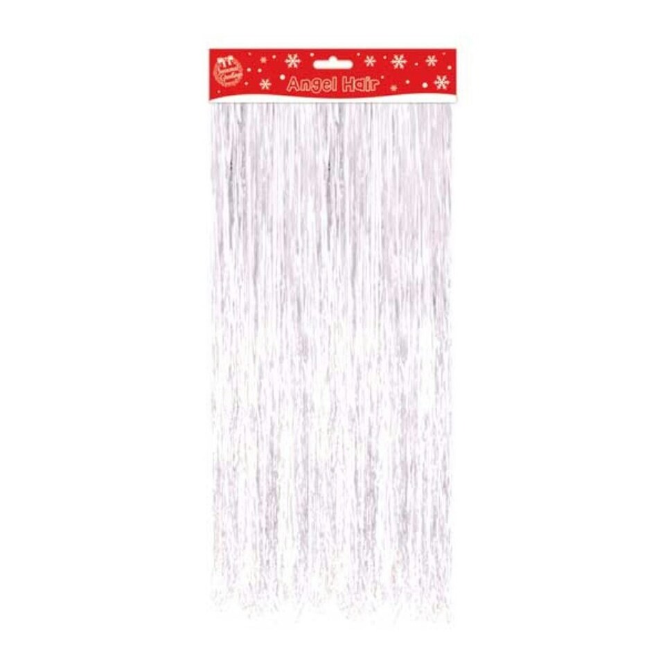 image 1 of Lamatte White Angel Hair Decoration