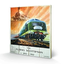 THE FLYING SCOTSMAN (1) - WOOD PANEL