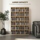 image 4 of HOMCOM DVD CD Media Storage Rack, Video Display Unit, Natural