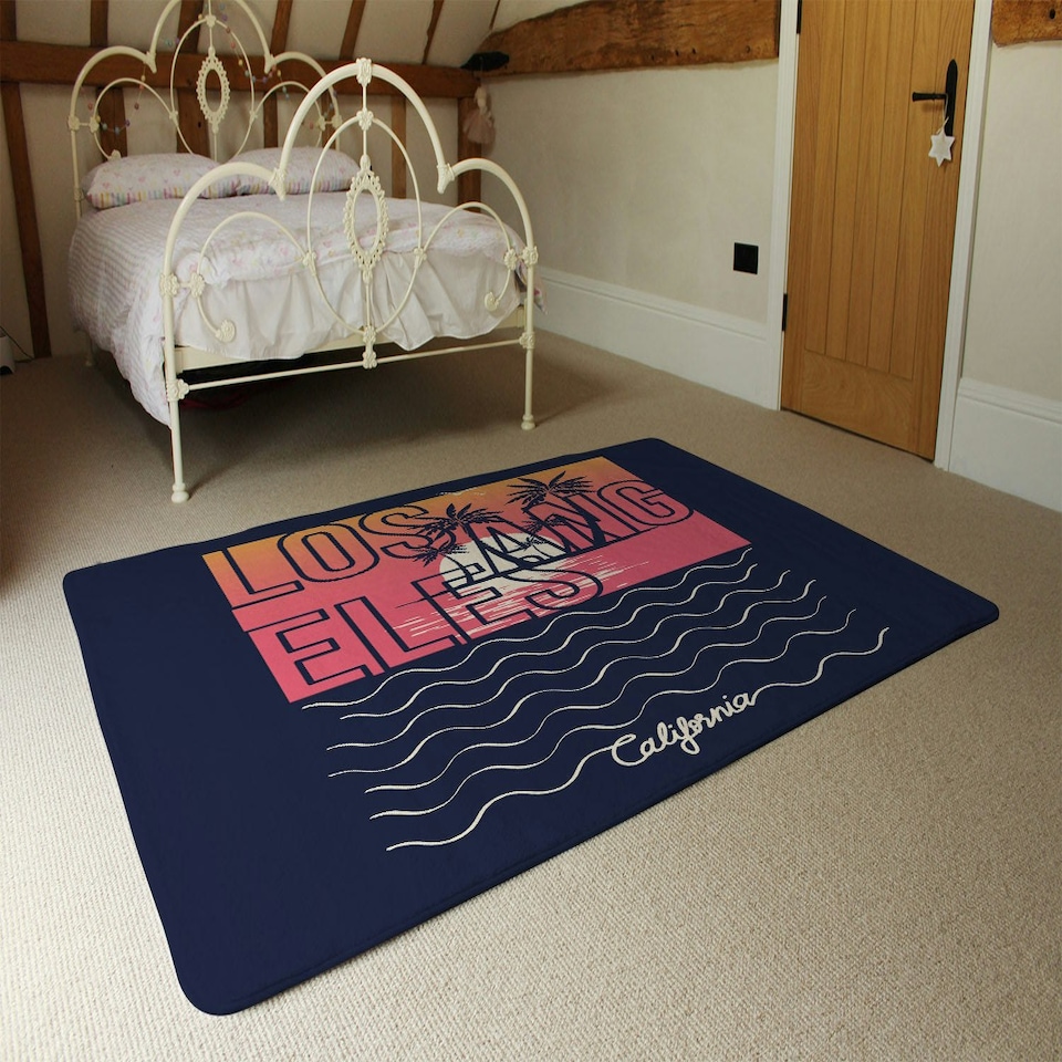 image 1 of Los Angeles Sunset (Rug) Multi | Medium: 80x150cm
