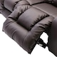 image 3 of Caesar 3 Seater Manual High Back Bonded Leather Recliner Sofa (Brown)