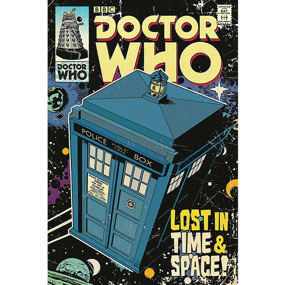 image 1 of Doctor Who Lost In Time & Space Poster - Multicoloured - 91cm x 61cm 91cm x 61cm