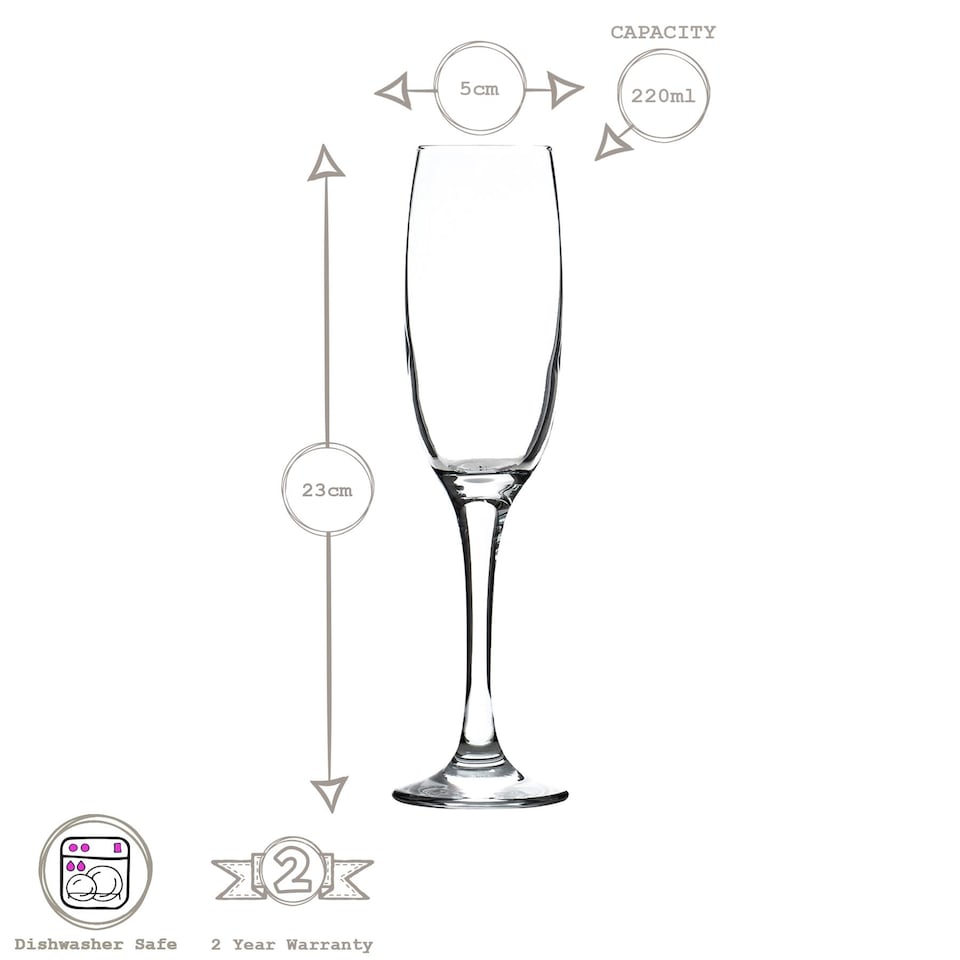 image 1 of LAV 12pc Venue Stemware Set - Clear | Clear | Clear | 12