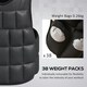 image 4 of HOMCOM 15KGS Adjustable Weight Vest Running Gym Training Weight Loss, Black