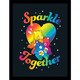 image 1 of Care Bears (Sparkle Together) Framed 30x40cm Print