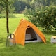 image 2 of Outsunny Double Layer Camping Tent for 1-2 Man, 2000mm Waterproof, Green