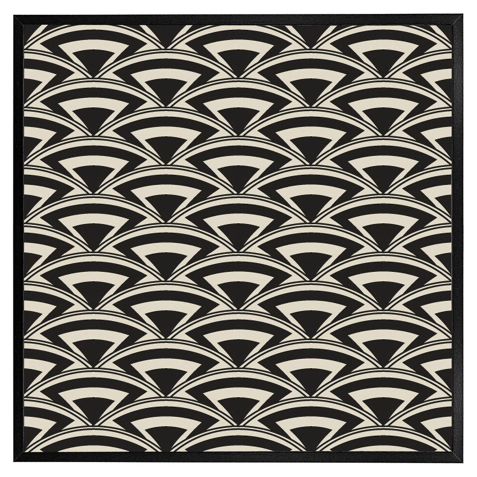 image 1 of Geometric arches (Picture Frame) Grey | L