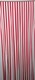 image 1 of Slat type Door Curtain,Bug Blind,Fly Blind,Strip Blind-RED & WHITE - 80cm wide x 200cm drop | Red | White