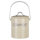 image 1 of Cream Compost Bin with Handle