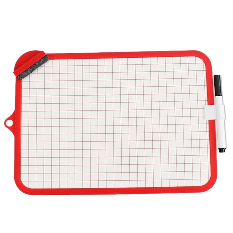 image 1 of Double Sided Whiteboard with Pen & Eraser