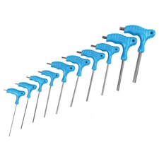 Bluespot Tools Metric T-handle Hex Key Set, 10 Piece - Multi Colour - One Size