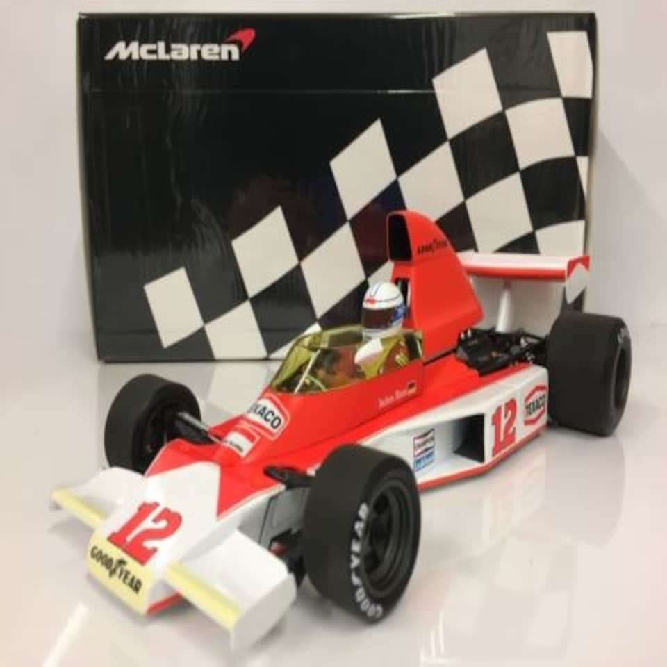 image 1 of Minichamps 530761832 McLaren Ford M23 J.Mass S African GP 1976 1:18 Scale