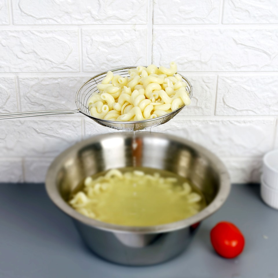 image 1 of Buckingham Spider Strainer Stainless Steel with Cook's Handle