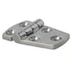 image 4 of Polished Door Hinge 4 Pack Stainless Steel 56mm x 38mm 316 Marine Cabin Hatch Silver