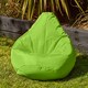 image 3 of icon Kids High Back Bean Bag Lime Green Indoor Outdoor Childrens Bean Bags Green