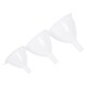 image 1 of Ashley 3pc Polypropylene Funnel Set - White