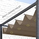 image 4 of Outsunny 2.86 x 2.45 m Pergola Cover Replacement for 3x2 m Frame, Coffee