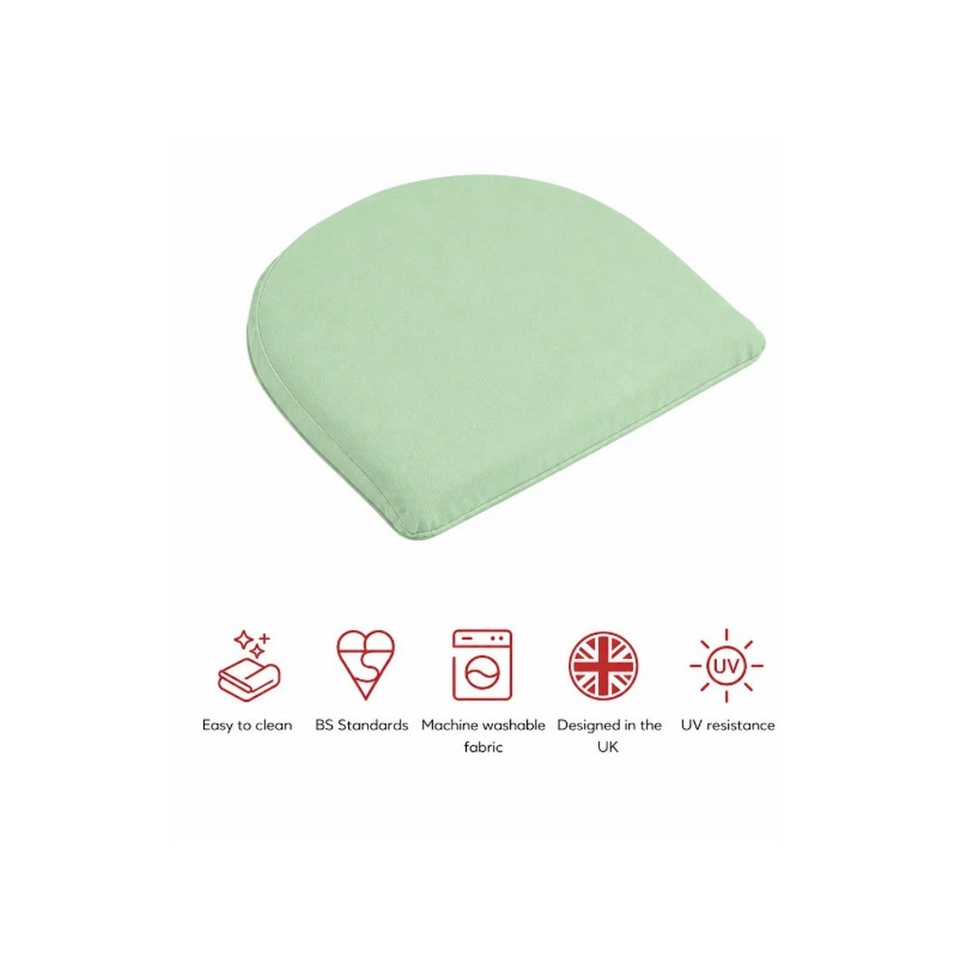 SP D Pad Cushions (Pack of 2) - L40 x W40 x H4 cm - Lime