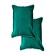 image 1 of Plush Velvet Cushion Cover 43cm x 43cm Emerald Green Green | Green