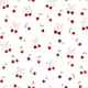 image 1 of Cherry Kisses Wallpaper in Pink & Red Pink