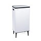 image 1 of 60L Dual Compartment Kitchen Waste Bin White Rubbish Waste Separator with Press Top Lid