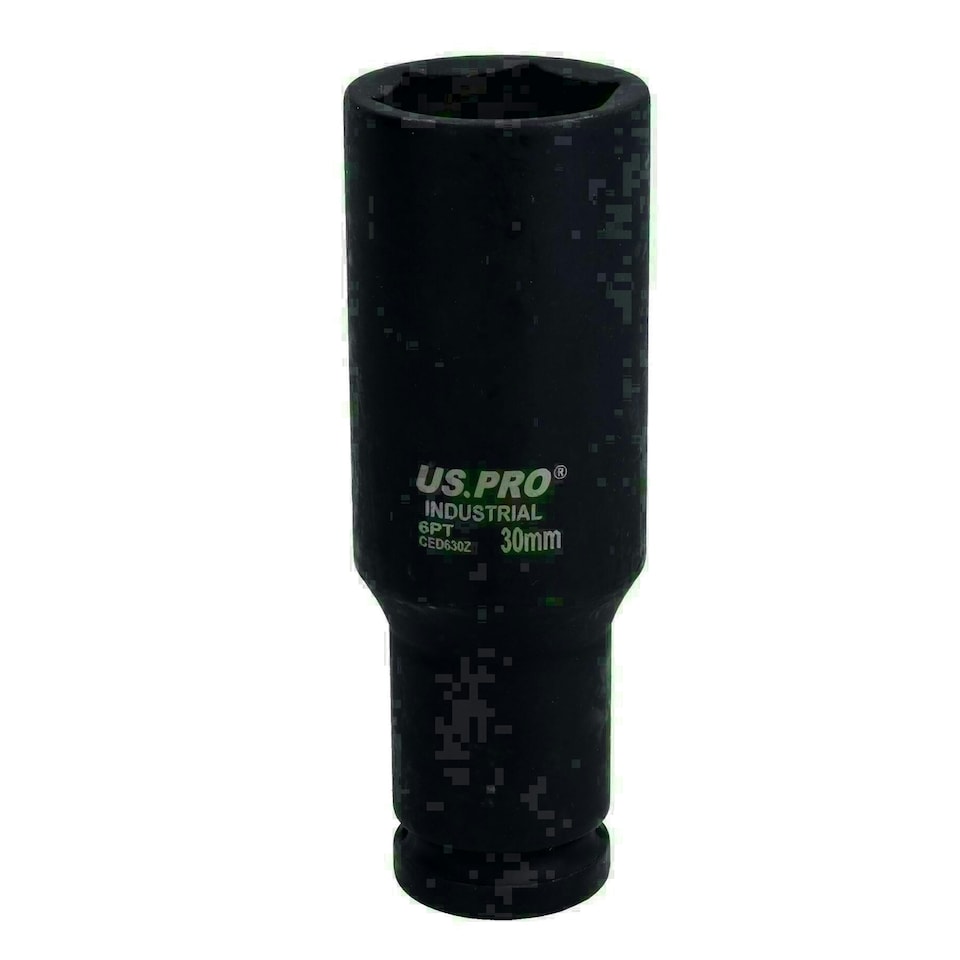 image 1 of 30mm Extra Deep Long Metric MM Impact Socket 1/2" Drive 6 Sided Single Hex