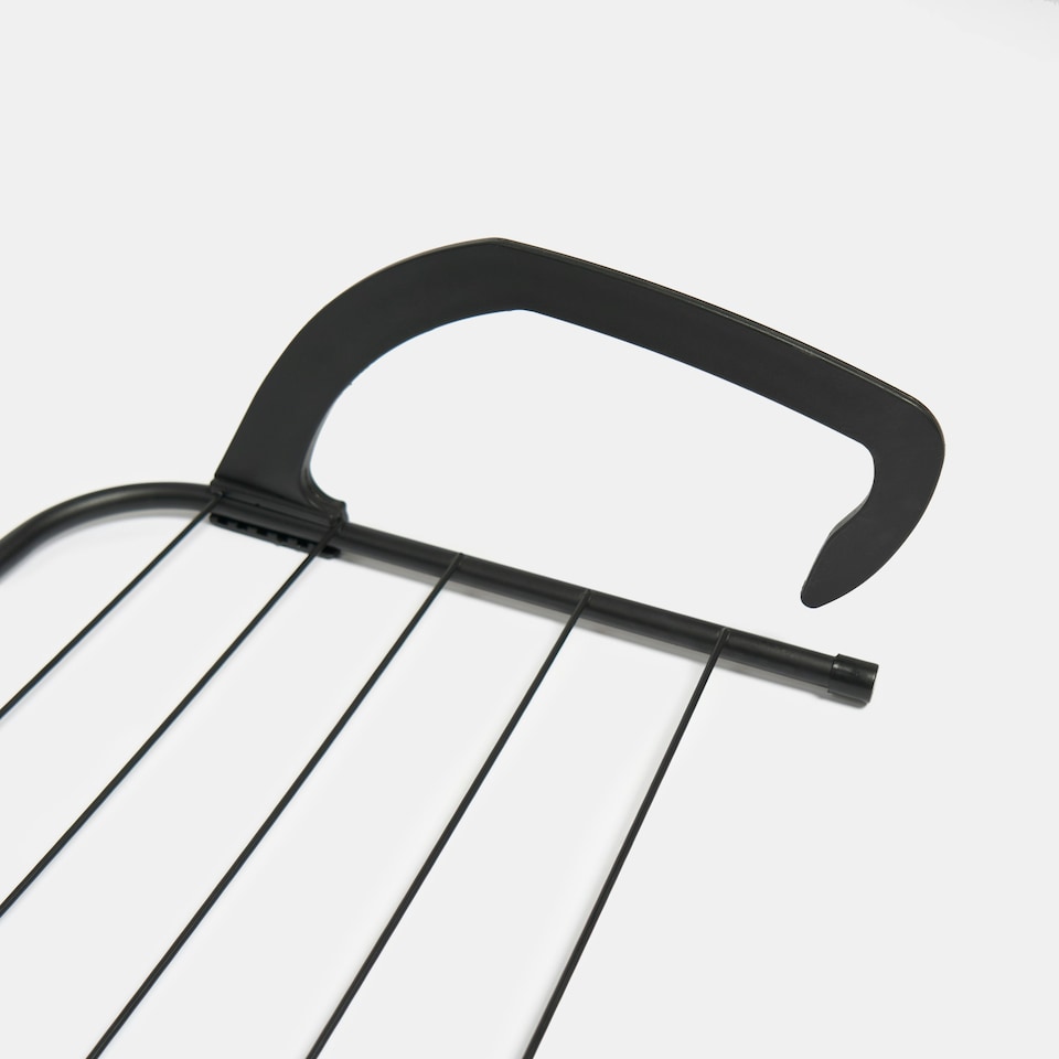 image 1 of OHS Over Radiator Clothes Airer Foldable Clothes Towel Rail Holder Rack Dryer Hanger