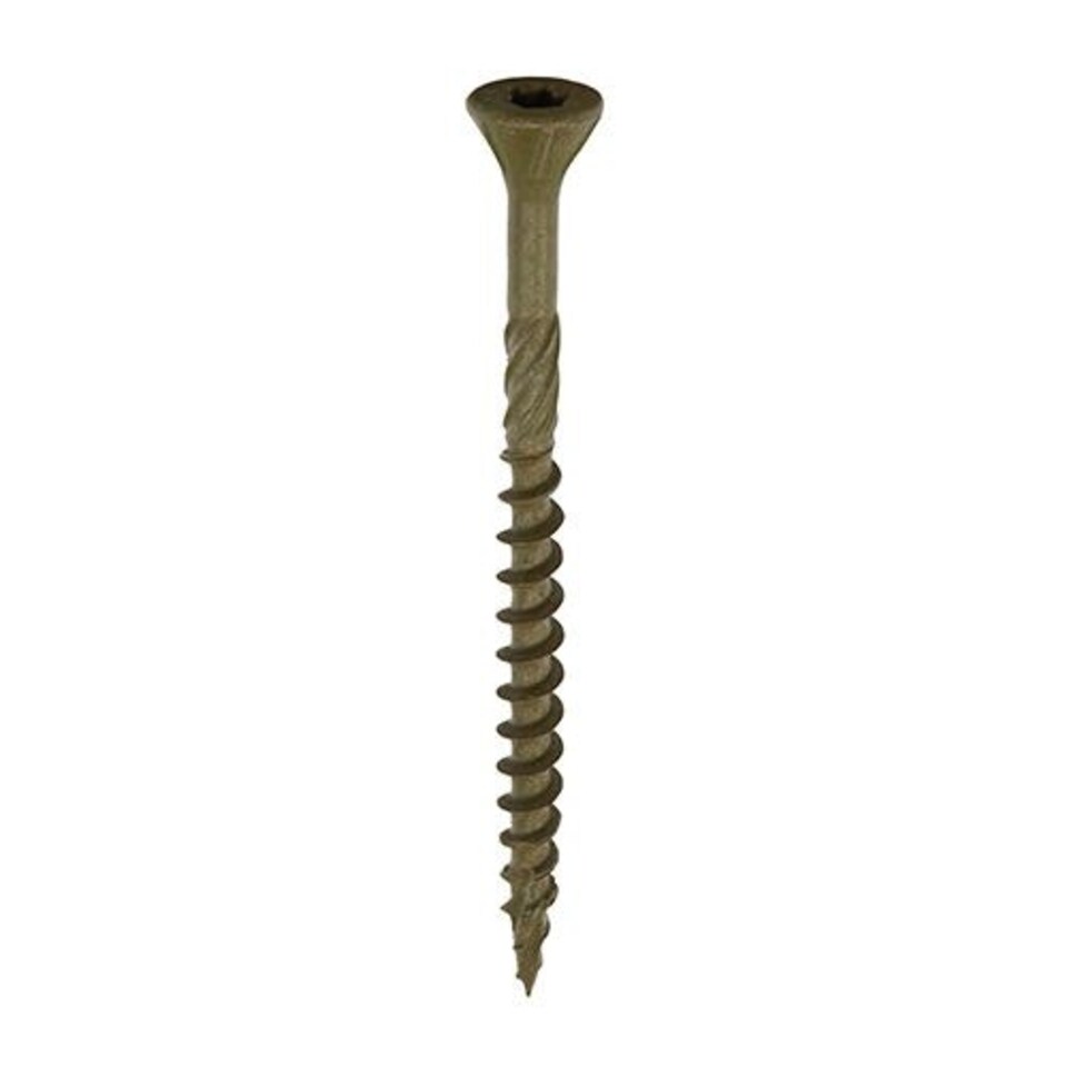 image 1 of Timco - C2 Deck-Fix Premium Decking Screws - TUB - TX - Countersunk - Exterior - Green (Size 4.5 x 50 - 250 Pieces)