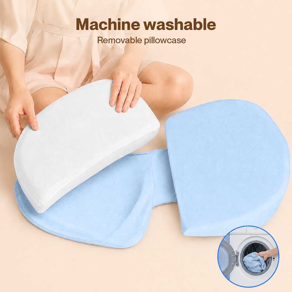 image 1 of Lavio Maternity Pregnancy Pillow Body Support Nursing Feeding Cushion