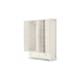 image 2 of Premier Pure White 3 Door Combination Wardrobe