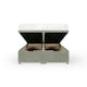 image 2 of Seal Grey Naples Velvet Ottoman Base Small Double N/A