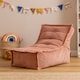 image 1 of Icon Kids Dolce Scandi Jumbo Cord Lounger Bean Bag, Dawn Pink