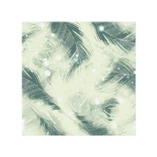 Feathers Fantastic Birds With Decorative Ornaments Splash Back | White